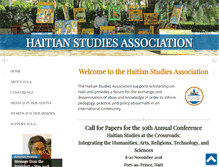 Tablet Screenshot of haitianstudies.org